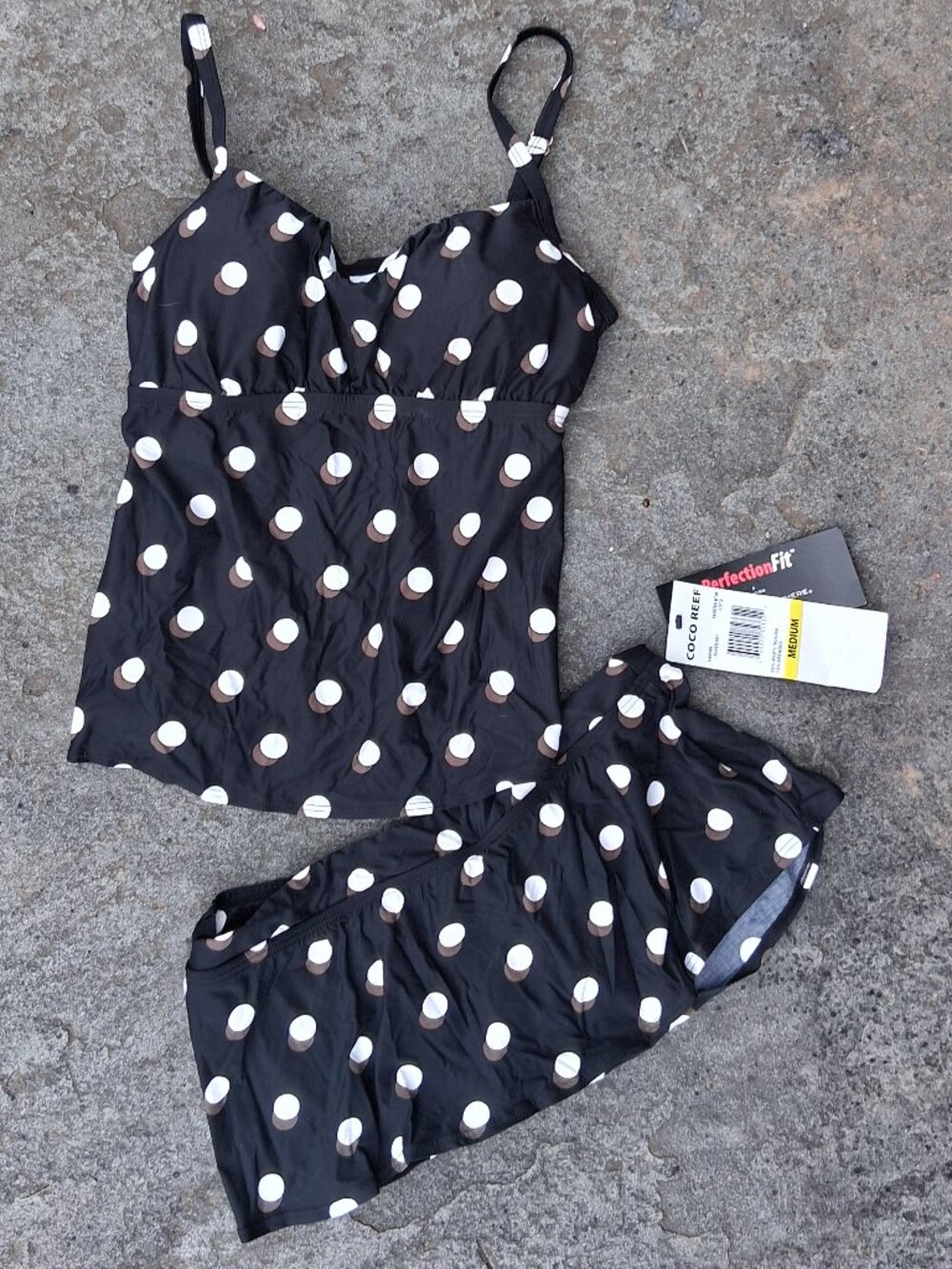 New Coco Reef Tankini swimsuit in size 34D /medium D Cup